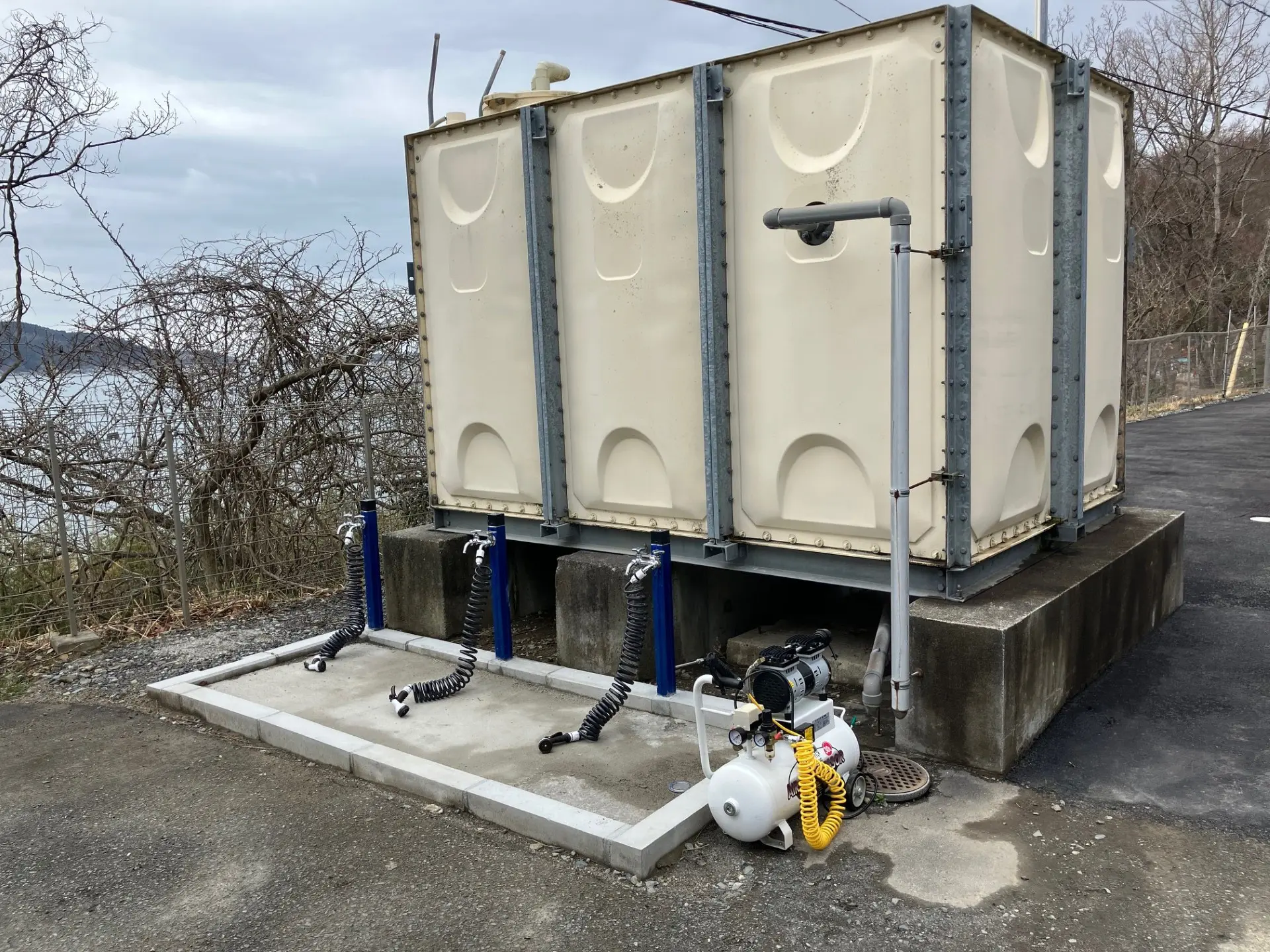 屋外洗い場